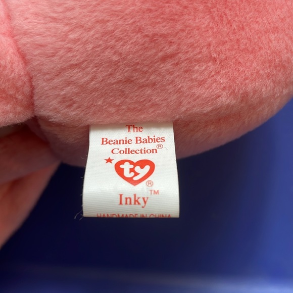 HTF Rare Inky Beanie Baby Mint Collectible Octopus - Picture 3 of 8